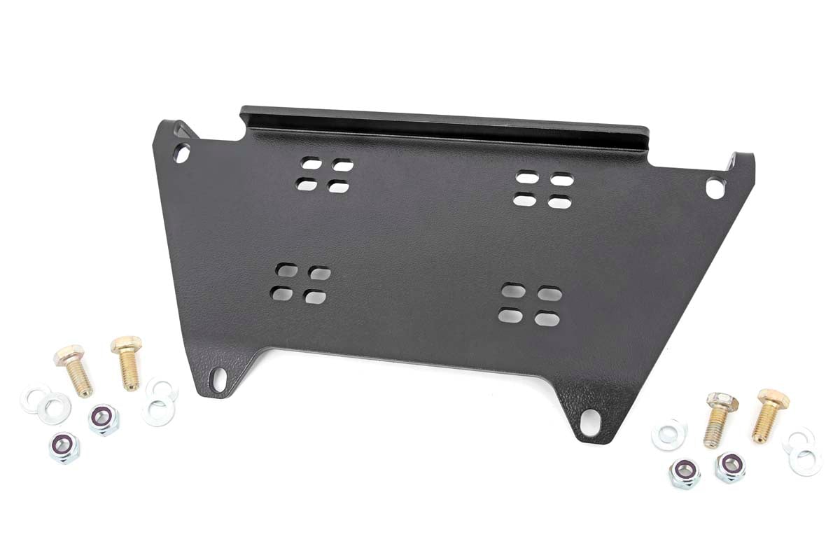 Polaris Ranger 1000 Winch Mount - Rough Country - Black - '20-'22